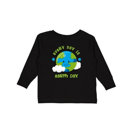 

Inktastic Every Day Earth Day Gift Toddler Boy or Toddler Girl Long Sleeve T-Shirt