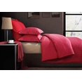 thumbnail image 2 of Blue Ridge Home Fashions Cotton 3 Piece Button Closure-Hypoallergenic-Machine Washable Duvet Cover Set, King(108"x96"), Red, 2 of 3