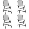 thumbnail image 3 of 5pc Outdoor Patio Dining Table and Chairs Set, Mesh Gray Metal Frame, 3 of 3