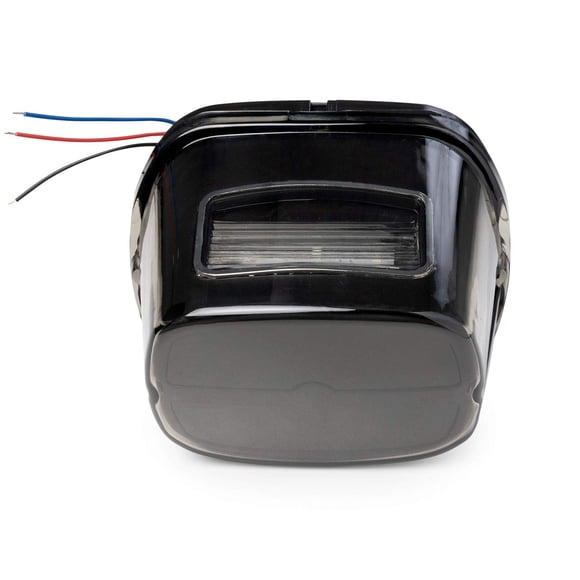 Krator Bar Taillight w/ Smoke Lens & Black Housing - Brake/Running/License Plate Light Compatible with Harley Davidson Sportster 1200 Roadster - XL1200R (1999-2008)