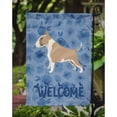 thumbnail image 3 of Carolines Treasures CK6232GF Fawn and White Bull Terrier Welcome Flag Garden Size Small multicolor, 3 of 3