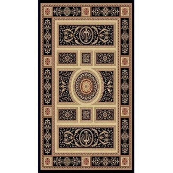 Legacy Rectangular Rug, Black - 9 ft. 2 in. x 12 ft. 10 in.