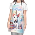 thumbnail image 2 of Happy Birthday Cute Puppy Bull Terrier with Cake Gifts Party Hat Apron Bully Dog Lovers Gifts Idea for Cooking Grilling Baking Painting Gardening - 00029, 2 of 5