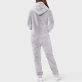 thumbnail image 3 of Mono Ajustado de Verano Gibobby Pijama de manga larga de lana artificial para mujer Gris XL, 3 of 5