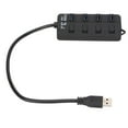 thumbnail image 3 of Suministros electrónicos, concentrador USB de 4 puertos de alta velocidad, puerto USB, concentrador de EE. UU., confiabilidad excepcional, 3 of 8