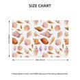 thumbnail image 4 of Placemats Set Of 4 / 6, Conch Shell No.J912 Placemats For Dining Table Indoor/Outdoors Heat Resistant Washable Placemats 18" X 12", 4 of 8