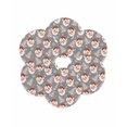 thumbnail image 7 of 13 Inch Round Placemats Set of 6, Grey Red Christmas Non Slip Heat Insulation PP Table Mats, Santa Xmas Tree Snowflake Winter Washable Place Mats for Kitchen Dining Party Table Decor, 7 of 7