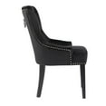 thumbnail image 2 of CHAISE DE SALLE À MANGER ISABELLA en Noir ENSEMBLE DE 2, 2 of 6