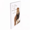 thumbnail image 3 of P. Graham Dunn Be Strong and Courageous Canvas Print - Lion On White, Canvas Wall Art, Office Wall Decor, Poster Frames, Canvas, Bathroom Art, Bathroom Art Wall Decor, Bar Pictures, 3 of 5