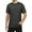 DarkGray, variant on GENTS BLISS Crew Neck Men T shirts Short Sleeve Shirts for Men Contrast Lines Casual Men Shirts