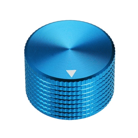 Stereo Knobs - Stereo Knob, 25*6*15.5 mm Aluminium Alloy, Volume Control Knobs, Blue 1pcs