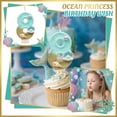thumbnail image 2 of Goleeg Birthday Candles Number 8 Candle,Handmade Shell Candle Cake Topper, Beach Theme Finding Birthday Party Favors Decorations, 2 of 6