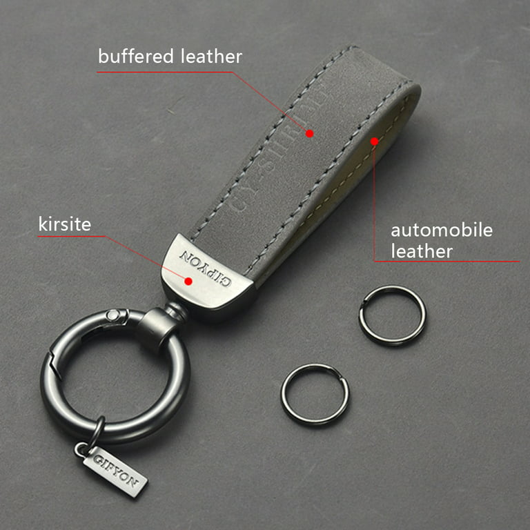 Keychain For AUDI Audi Sport Fashion Alcantara Suede Car Key Fob Strap RIng  Gift