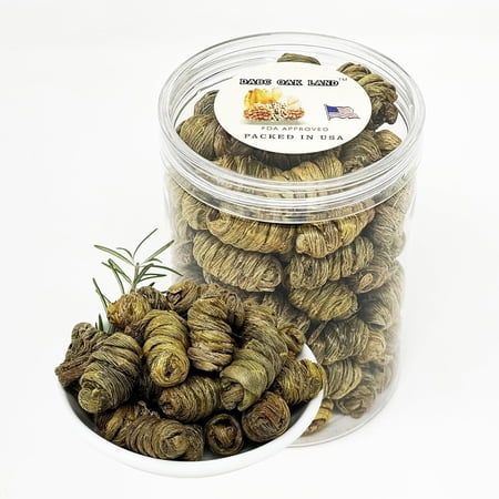 DABC OAK LAND Premium Dendrobium, Premium Dried Dendrobium, Edible Dendrobium, Tea Soaked Dendrobium, 8 oz
