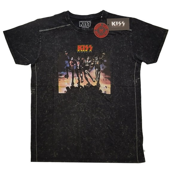 KISS Unisex T-Shirt Destroyer (Wash Collection) (Small)
