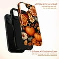 thumbnail image 4 of Vibrant Fall Flower Phone Case, Dark Cottagecore Pumpkin Phone Cover for iPhone 17 16 15 14 13 12 11 Plus Pro Max Mini, 4 of 6