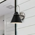 thumbnail image 5 of Canarm  Mid-Century Modern Metal Shade Vanity Light 1 Light - Black and Brushed Nickel, 5 of 5