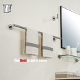 thumbnail image 4 of Double Towel Bar Matte Stainless Steel Bath Towel Rack for Bathroom Towel Holder Wall Mount Total Length TBLPB, 4 of 9