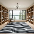 thumbnail image 2 of ODIKA 8'x10' Machine Washable Non-Slip Area Rug, Abstract Gray High Traffic Rug, Gray, 1118150, 2 of 7