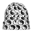 thumbnail image 7 of Naloa Yin Yang Soft Beanie Hat, Knit Beanie Daily Beanie in Fine Knit for Women Men Winter Travel, Outdoor, 7 of 7