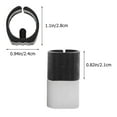 thumbnail image 2 of Miangastore 30Pcs Non-slip Chair Leg Caps Black Plastic U-Shape Stool Leg Caps for Indoor Use, 2 of 8