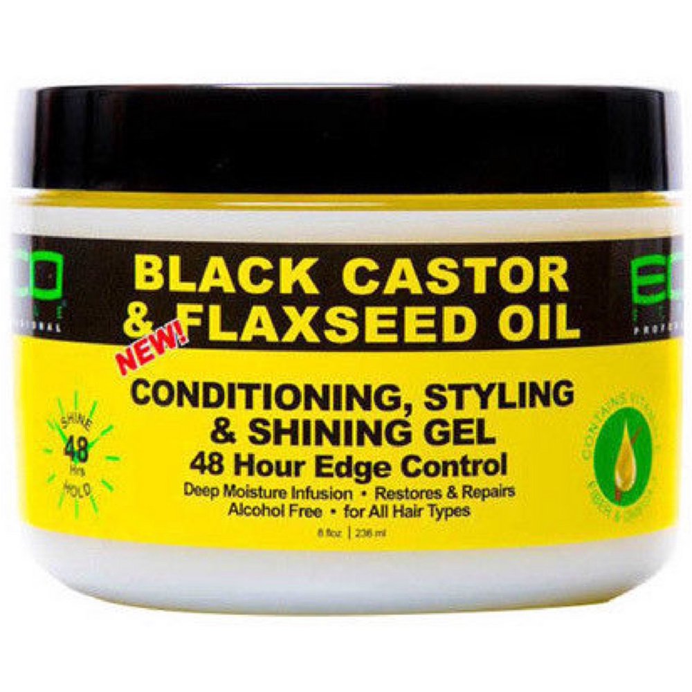 ECO Styler BLACK CASTOR AND FLAXSEED OIL CONDITIONING STYLING AND