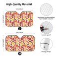 thumbnail image 3 of Bingfone Donut Car Windshield Sun Shade Protector Keep Your Vehicle Cool Sun Shield Visor Cover Foldable for Car Truck SUV-Small, 3 of 8