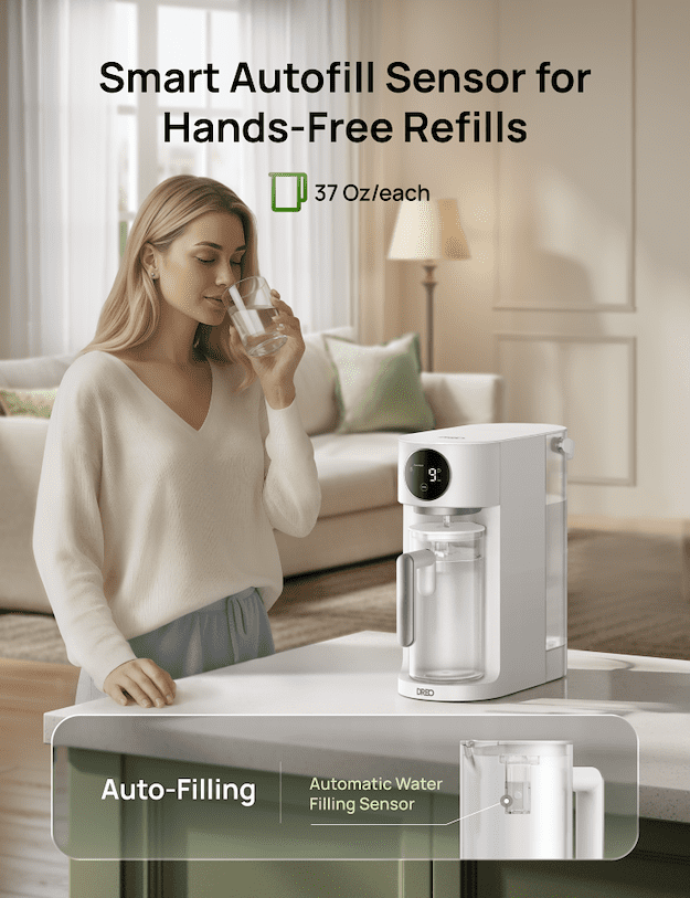 DREO Countertop Water Filter with 7-in-1 Reverse Osmosis System