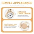 thumbnail image 3 of WRISTBIQUE Timekeeping Pocket Watch Rose Gold 1Pack 1.9x1.9x0.6in, 3 of 10