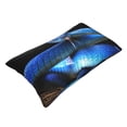 thumbnail image 3 of Disketp Pillow Covers Blue Viper Snake Pattern Throw Pillow Case Cushion Covers,Cushion For Bedroom,Couch,Home-20"X30", 3 of 9