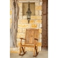 thumbnail image 4 of Leigh Country TX 36101 Sequoia Series Adult Wood Indoor/Outdoor Rocking Chair with Star Cutout Brown, 4 of 4