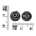 thumbnail image 2 of BSF-123 Silver Overlay Bali Bead, 2 of 2