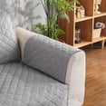 thumbnail image 2 of Sofá Antideslizante Sofá Funda Antideslizante de Muebles, Te Impermeable, Respaldo Antideslizante, Perfecto para , Perros, , Mas Gris - 1 pza Macarena Funda de sofá impermeable, 2 of 6
