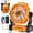 Orange, variant on Rechargeable 20000mAh Outdoor Fan with LED Lantern, Portable Camping Fan with Timer & Rotation for Tent, Golf, BBQ, Travel, Power Outage, Party