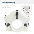 thumbnail image 5 of Drive Medical PreserveTech Secure Lock Raised Toilet Seat, 5" Height, 5 of 7