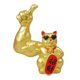 thumbnail image 2 of Figuras de resina Baoblaze Decoraciones de escultura Obra de arte coleccionable Estatuilla del gato de la suerte, 2 of 8