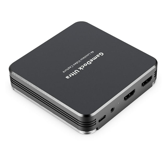 Video Capture Card, 4K HDR Video Capture Card 1080P120FPS HD TO USB3.1 TYPE C Recording Live Streaming ,Easy to Use