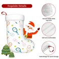 thumbnail image 5 of Yiaed Cute Tennis Rackets Print Christmas Stockings, Christmas Stockings Hanging Ornaments, Christmas Stockings for Family Christmas Holiday Decorations, 5 of 7