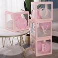 thumbnail image 2 of Caja de globos de látex Yuyangstore 4 Uds. rosa, 2 of 7