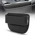 thumbnail image 2 of Lilixerw Car Seat Gap Filler Organizer,Car Seat Organizer,Seat Gap Storage Box with Cup Holders for Drink,Car Leather Cup Holder Gap Bag Front Seat for Phone,Sunglasses,Keys, 2 of 6