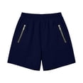 thumbnail image 3 of Hurxie Women's Hiking Cargo Shorts Quick Dry Lightweight Athletic Outdoor Shorts for Workout with Zipper Pockets Navy,M, 3 of 7