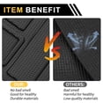 thumbnail image 4 of Unique Bargains Cargo Liner Trunk Mat Trunk Cargo Luggage Boot Tray Mat for Toyota 4Runner 7 Seat 2013-2024 Black TPE 1 Pc Flat Face Vertical Rectangular Grid Pattern, 4 of 7