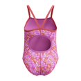 thumbnail image 4 of Speedo Girls Solid Racerback One Piece Thick Strap Swimsuit - Neon Violet, Size: 8, 4 of 4