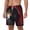White, variant on Mysterious Hooded Wolf pattern Mens Swim Trunks with Compression Liner Stretch Beach Shorts Quick Dry with Zipper Pockets No-Chafing Board Shorts-Small