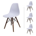 thumbnail image 1 of Set de 4 Silla Eames Blanco Con Base Color Nogal MUNDO IN SILLAS OSLO/HOGAR/MODERNO, 1 of 8