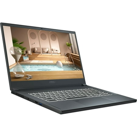 MSI Creator 15 15.6" FHD Touchscreen Laptop, Intel Core i7, 16GB RAM, 1TB SSD, Windows 10, Gray, A10SET-052
