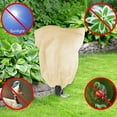 thumbnail image 3 of Xinyolin Plant Cover Breathable Durable Non woven Fabric Drawstring Design Cover for Plants Trees Shrubs, 3 of 8