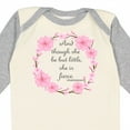 thumbnail image 4 of Inktastic And Though She Be but Little She is Fierce Girls Long Sleeve Baby Bodysuit, 4 of 5