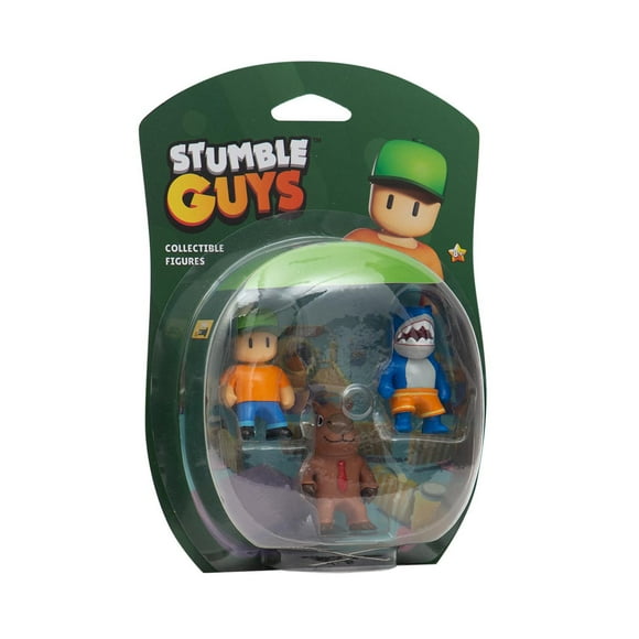 Stumble Guys Collectible Figures 3-pack Blister -24 Styles to Collect