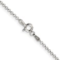 thumbnail image 2 of Diamond2Deal 925 Sterling Silver 1.5 mm Rolo Chain Necklace for Women 22", 2 of 5